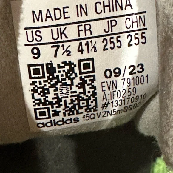 Sz 9 adidas Women’s TOUR360 24 Boost Golf Shoes IF0259 New white black green - Picture 6 of 8